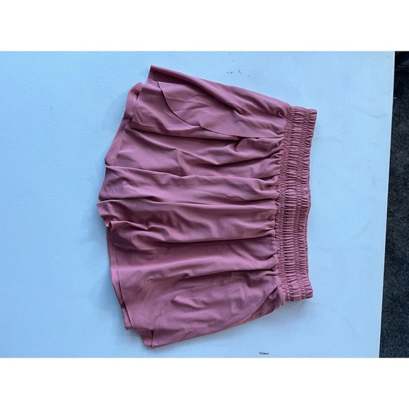 Real Essentials Athletic Running Shorts  Drawstring DUSTY ROSE S - Picture 2 of 4